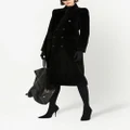 Balenciaga double-breasted wool coat - Black