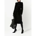 Balenciaga double-breasted wool coat - Black