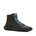 Camper Ground leather ankle boots - Black