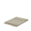 Brunello Cucinelli rectangular-shape stripe-print blanket - Neutrals