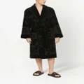 Dolce & Gabbana long sleeve bathrobe - Black