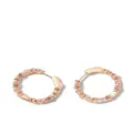 Anita Ko 18kt rose gold Vivi Eternity diamond hoop earrings - Pink
