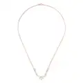 Anita Ko 18kt rose gold Grace diamond necklace - Pink