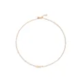 Dodo 9kt rose gold Stellina necklace - Pink