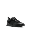 Giorgio Armani low-top leather sneakers - Black