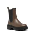 Brunello Cucinelli block-heel Chelsea boots - Brown