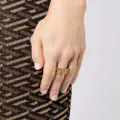 Versace Medusa Greca crystal-embellished ring - Gold