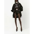 Dolce & Gabbana stripe-trim bomber jacket - Black
