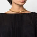 Jil Sander gold-plated bead necklace