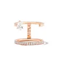 Repossi 18kt rose gold Serti Sur Vide diamond ring - Pink