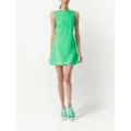 alice + olivia Coley faux-leather mini dress - Green