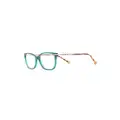 Carolina Herrera wayfarer-frame glasses - Blue