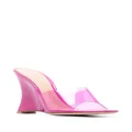 Gianvito Rossi Futura 95mm wedge sandals - Pink