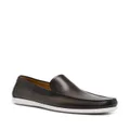 Magnanni leather slip-on loafers - Brown