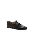 Magnanni leather tassel-detail loafers - Black