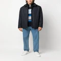 ASPESI hooded buttoned jacket - Blue