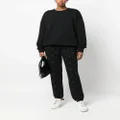 IRO Solene intarsia knit-logo sweatshirt - Black
