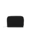 Rick Owens zip-up leather wallet - Black