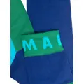 Marni intarsia-knit logo socks - Blue