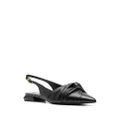 Roberto Cavalli 25mm low-block heel ballerinas - Black