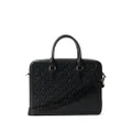 Karl Lagerfeld K/Loom leather briefcase - Black