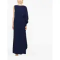 Alberta Ferretti one-shoulder draped maxi dress - Blue