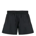 Armani Exchange logo-print swim shorts - Black