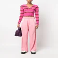 Kenzo side-stripe track pants - Pink