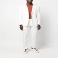 Dell'oglio single-breasted suit set - White