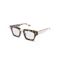 T Henri Eyewear square-frame tinted sunglasses - Brown