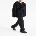 Prada Kalgan shearling jacket - Black