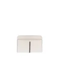 Tod's logo-plaque leather card holder - Neutrals