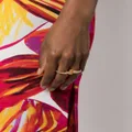 Versace Versace Galaxy cuff rings - Gold