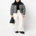 Karl Lagerfeld bouclé puffer jacket - Black