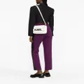 Karl Lagerfeld K/Letters recycled-leather shoulder bag - White