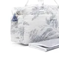 Tartine Et Chocolat Feuillage floral-print changing bag - White