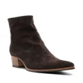 Alberto Fasciani 60mm suede leather boots - Brown