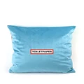 Seletti Roses feather-filling cushion - Blue