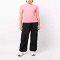 Moncler Activewear logo-patch T-Shirt - Pink
