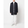 Paul Smith classic-collar cotton trench-coat - Blue