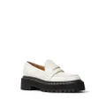 Proenza Schouler platform leather loafers - White