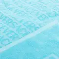 Versace Versace Allover polka-dot bath towel - Blue