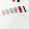 Thom Browne stripe-detail knitted ankle socks - White