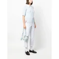 Thom Browne Hector check-pattern handbag - White