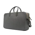 Thom Browne 4-Bar double-compartment briefcase - Grey