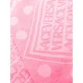 Versace Versace Allover polka-dot bath towel - Pink