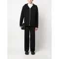Jil Sander virgin-wool hooded jacket - Black