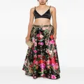 Camilla Reservation For Love wrap maxi skirt - Multicolour