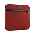 Emporio Armani logo-plaque messenger bag - Red