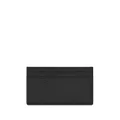 Saint Laurent logo-print leather cardholder - Black